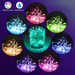 USB LED Christmas Tree String Lights